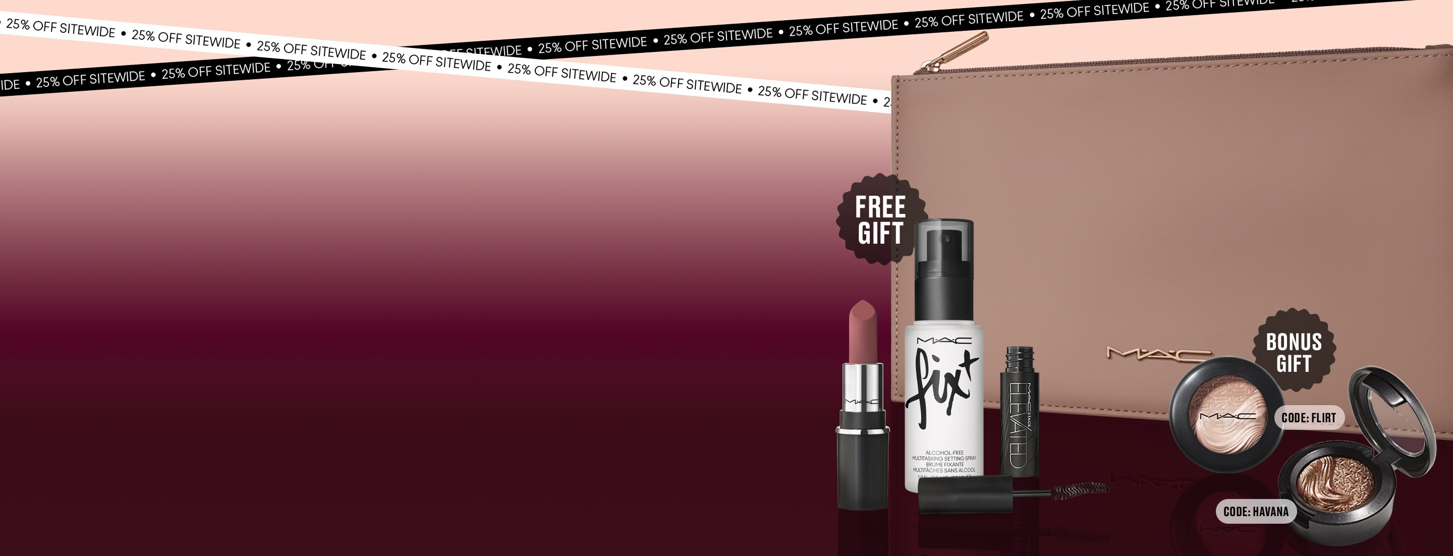 25% OFF SITEWIDE