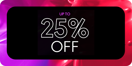 UP TO 25% OFF SITEWIDE