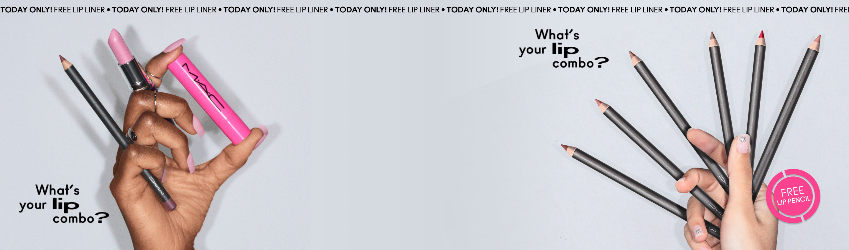 20% Off Lips + Today Only! Free Lip Liner